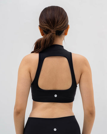 Motion Cloud Mockneck Bra