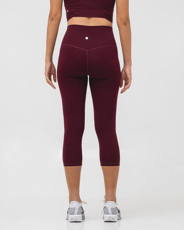Solid Legging Capri 3/4 19"