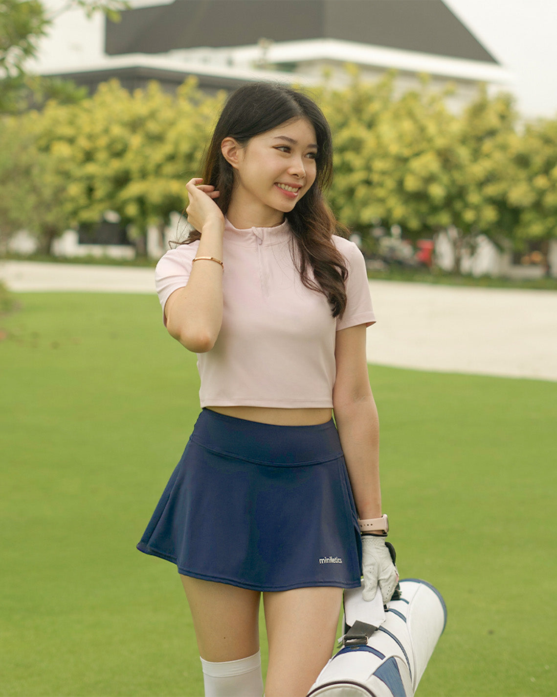 Motion Flow Mid-Waist Skort Skirt Golf, Padel & Casual