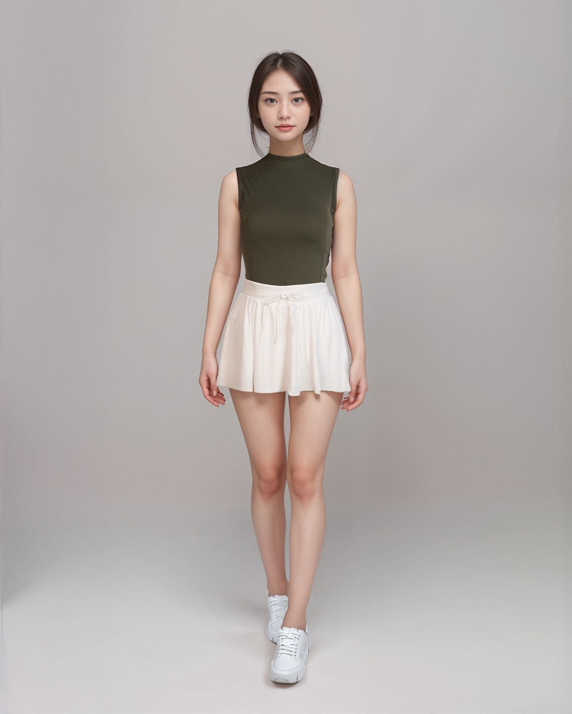 Fly High-Waist Skort Skirt Running & Training