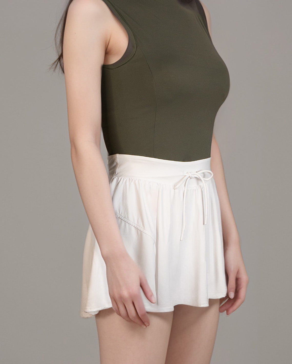 Fly High-Waist Skort Skirt Running & Training