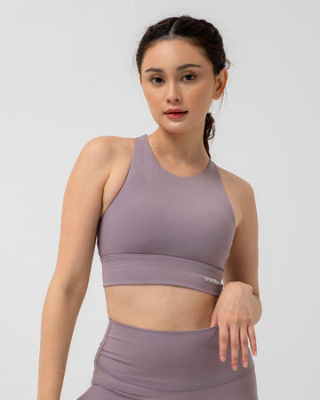Solid Embrace Bra High Neck Support with A/B Cup