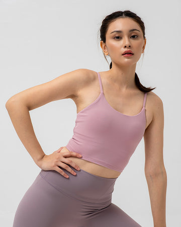 Feel Free Basic Crop Tank Bra, Light Support with A/B cup