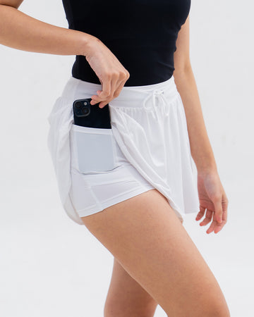 Fly High-Waist Skort Skirt Running & Training