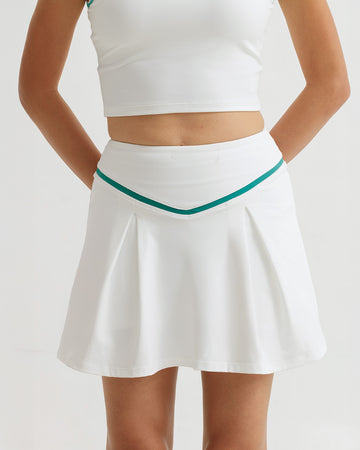 On Court Classic Mid-Waist Skort Skirt Padel, Tennis & Golf