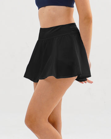 On Track Mid Rise Skirt (2-Layer)