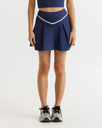 On Court Classic Mid-Waist Skort Skirt Padel, Tennis & Golf