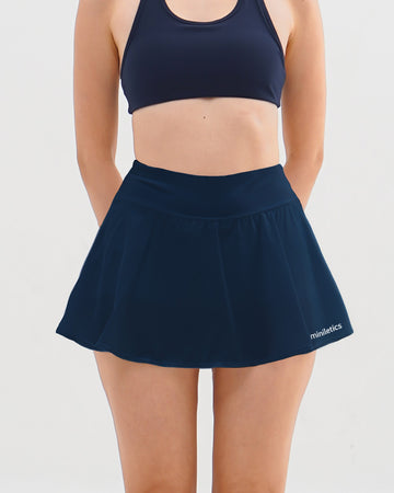 On Track Mid Rise Skirt (2-Layer)