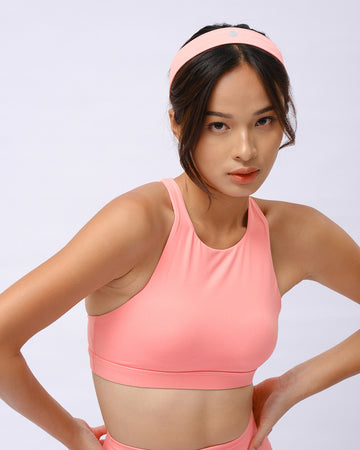Solid Embrace Bra High Neck Support with A/B Cup