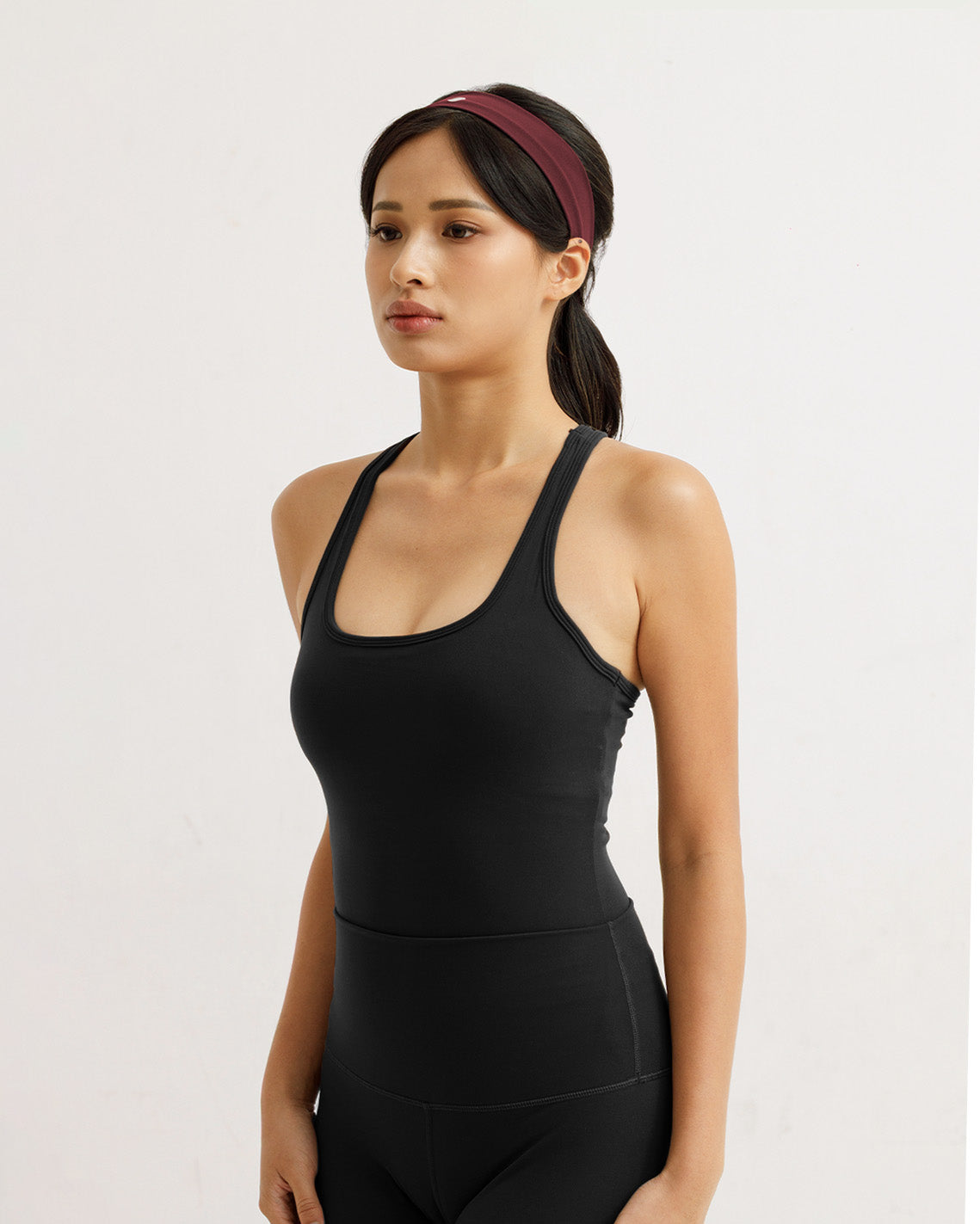 Solid Mile Racerback Tank 2in1 with Pad Bra