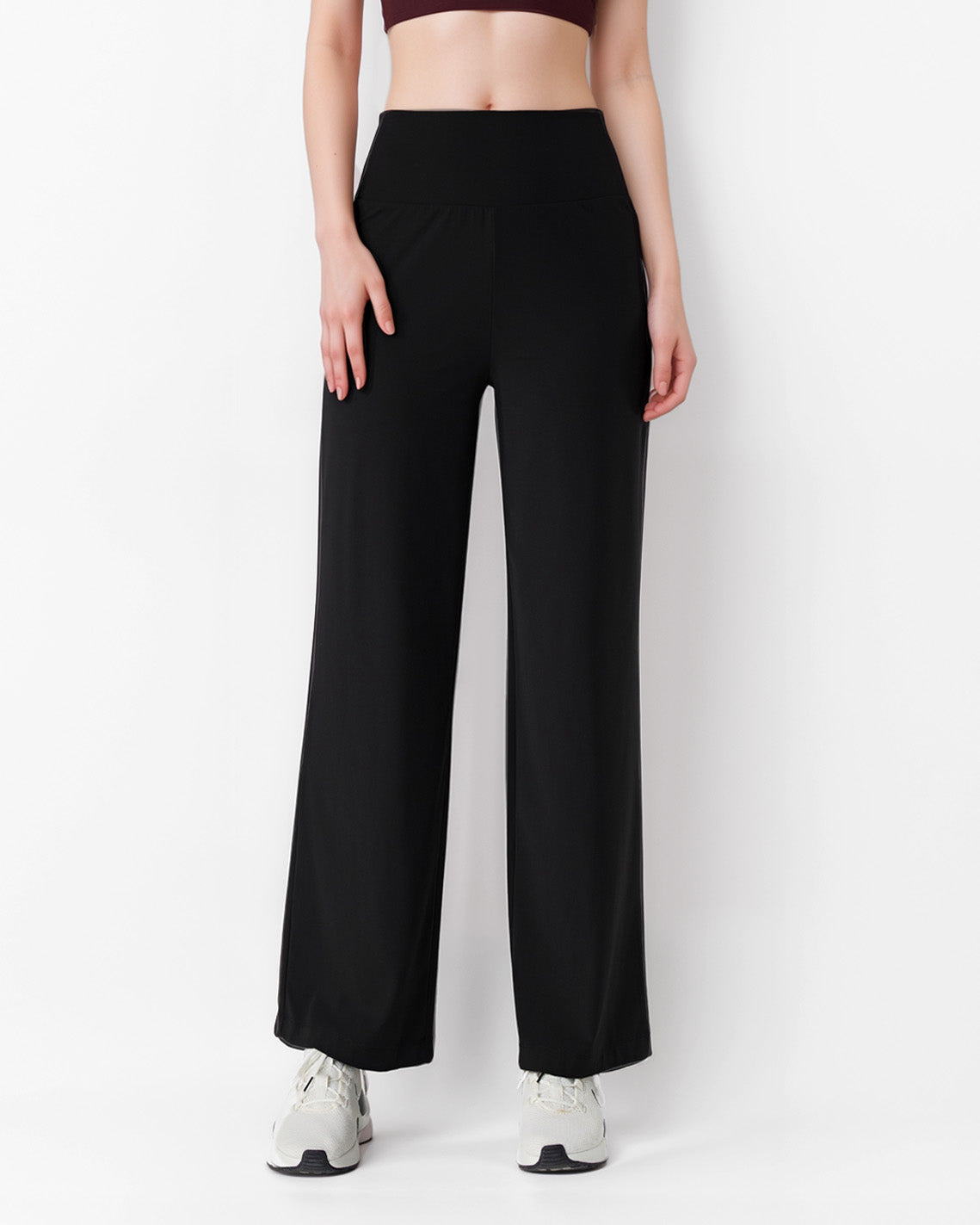 Essentials High-Waist Wide Leg Pants