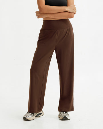 Essentials High-Waist Wide Leg Pants