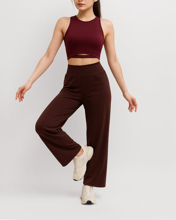 Essentials High-Waist Wide Leg Pants