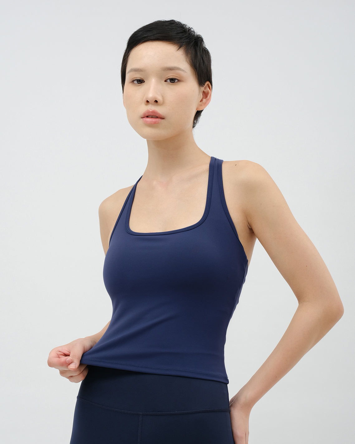 Mile Racerback Tank 2in1 with Pad Bra