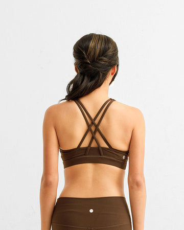 Solid Embrace Bra High Neck Support with A/B Cup