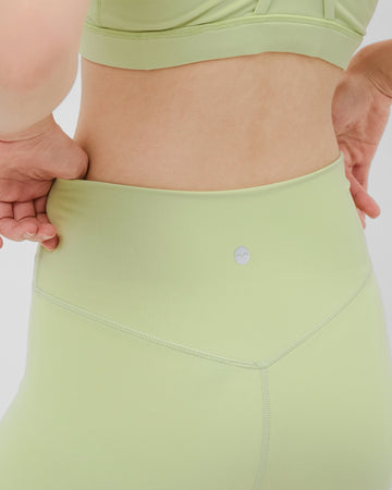 Solid High-Rise Shorts 8