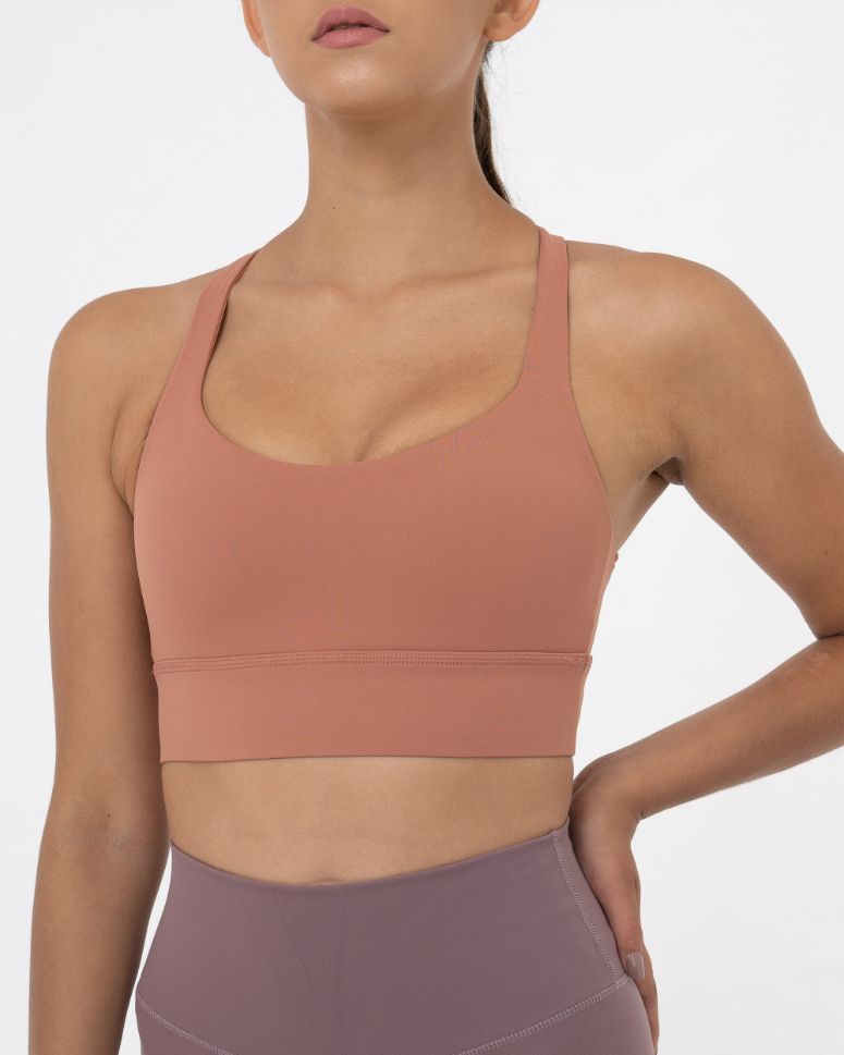 Solid Power High Neck Bra, Support with A/B bra cup
