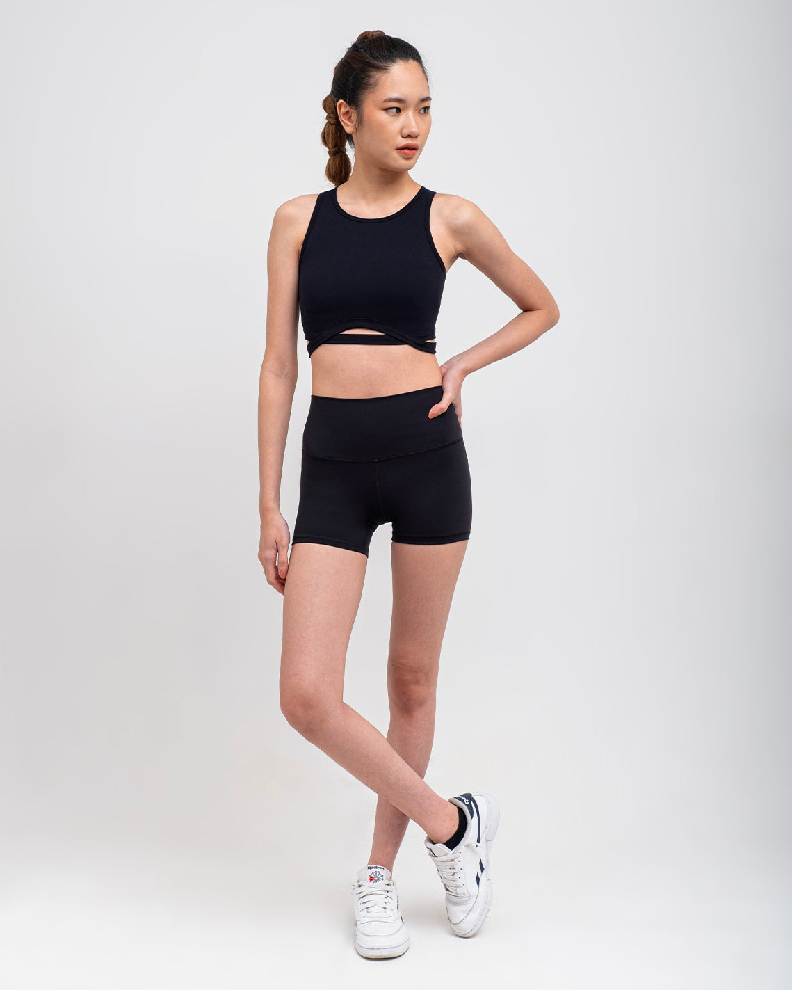 Solid Power High Neck Bra, Support with A/B bra cup