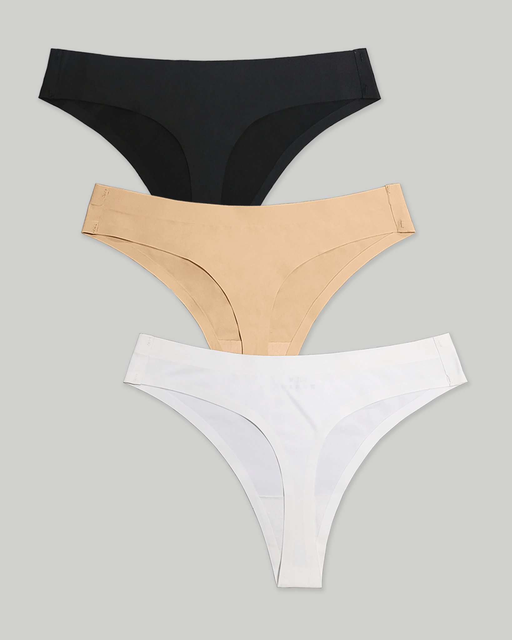 Subtle Seamless Thong Underwear - 3 pcs